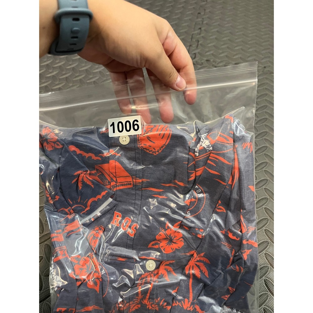 Reyn Spooner Houston Astros Shirt Mens L Blue Orange Aloha Y'all MLB Baseball - Picture 9 of 9